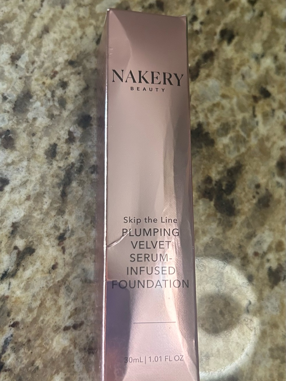 Nakery Beauty Plumping Velvet Serum-Infused Foundation — Deep